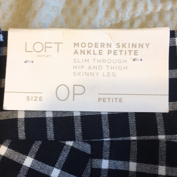 NWT Loft Outlet Modern Skinny Ankle Pant - Picture 6 of 7